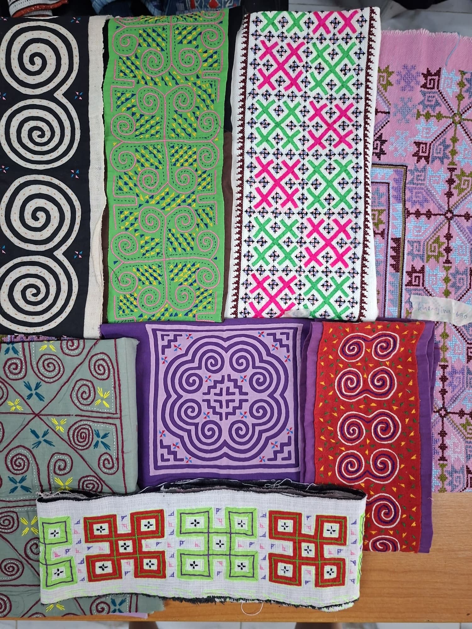Hand Embroidered material image 1