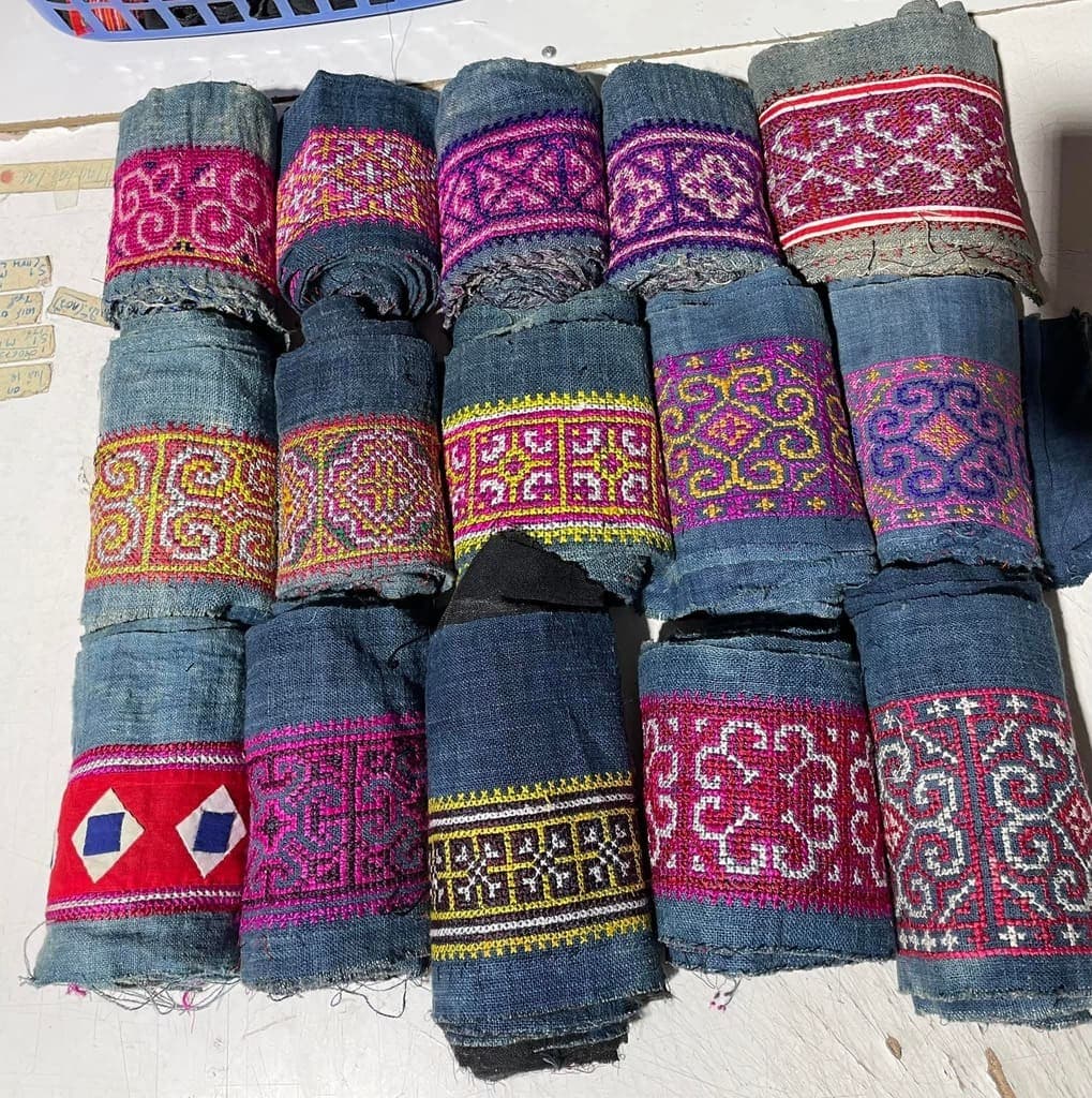 Hand Embroidered material image 4