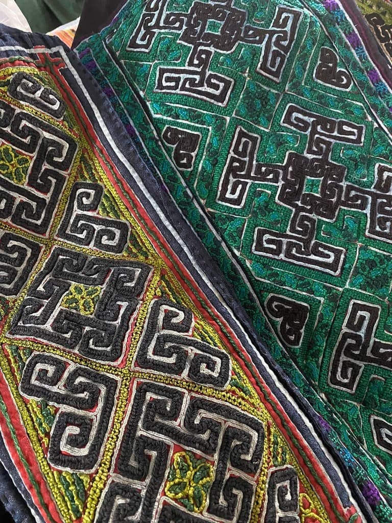 Hand Embroidered material image 5