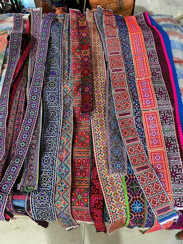 Hand Embroidered material image 7