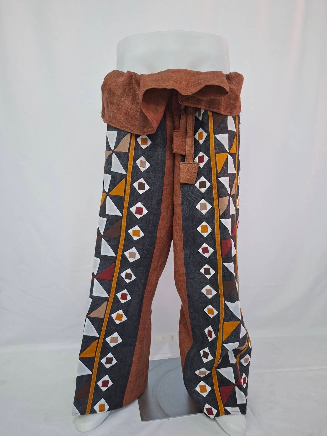 HEMP FABRIC PANTS